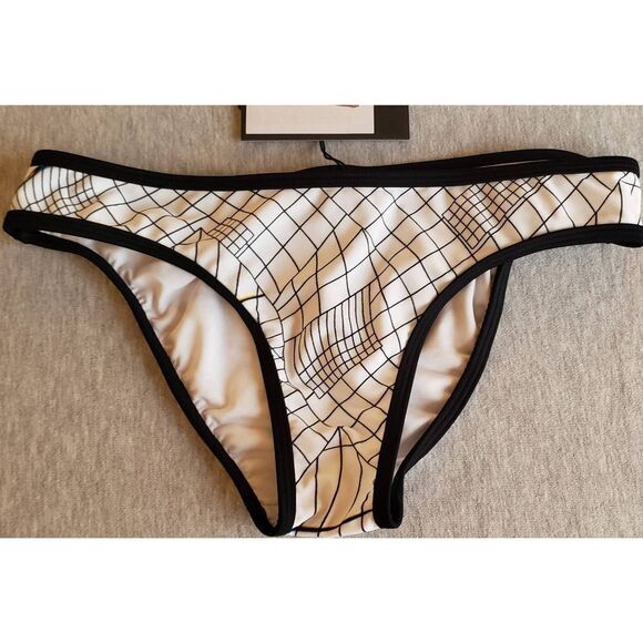 INSIGHT WHIT GRAPH REG BRIEF BIKINI BOTTOM NWT M/6 - Picture 1 of 7